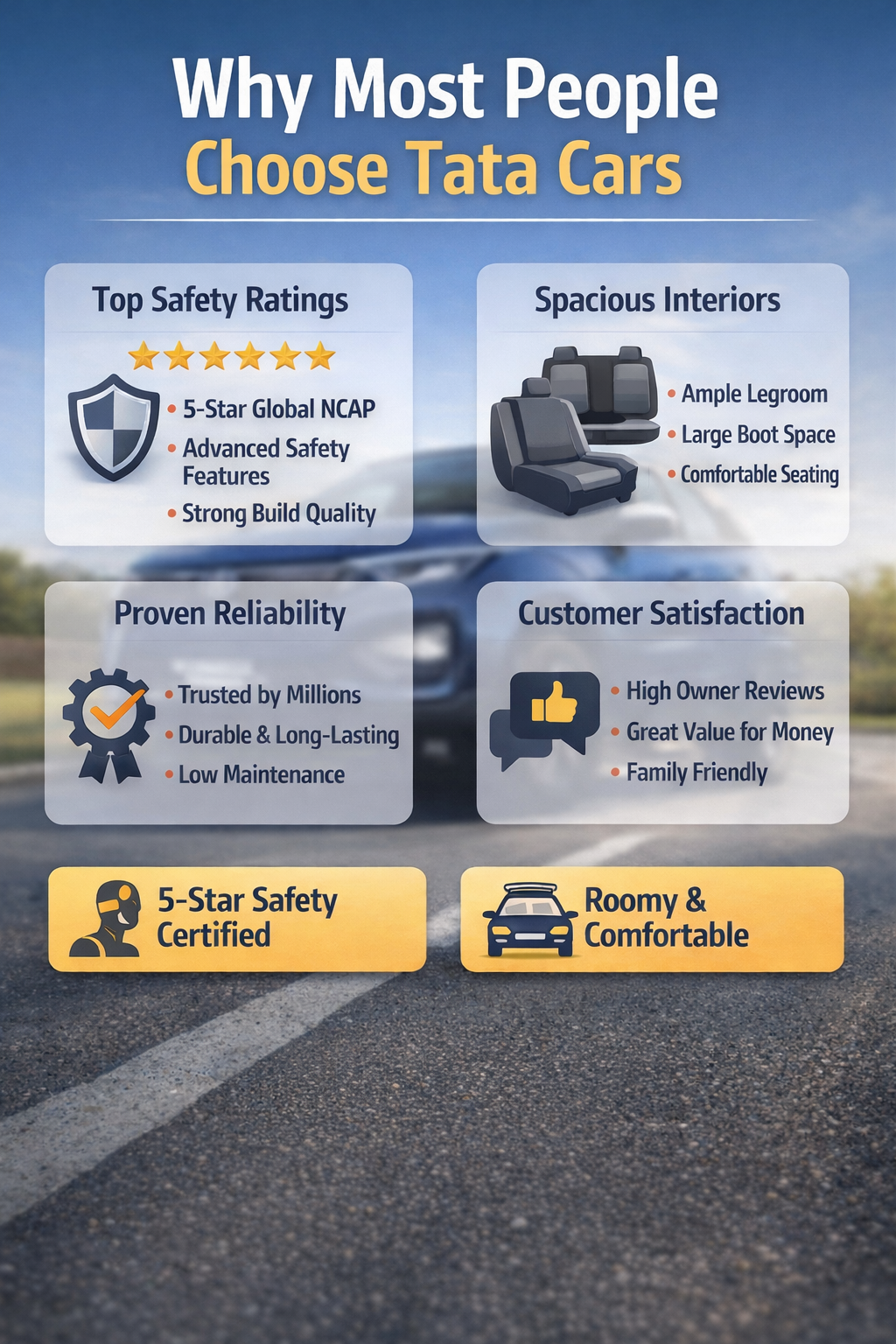 Why Most Buyers Choose Tata Cars: Real Facts on Safety, Space & Value