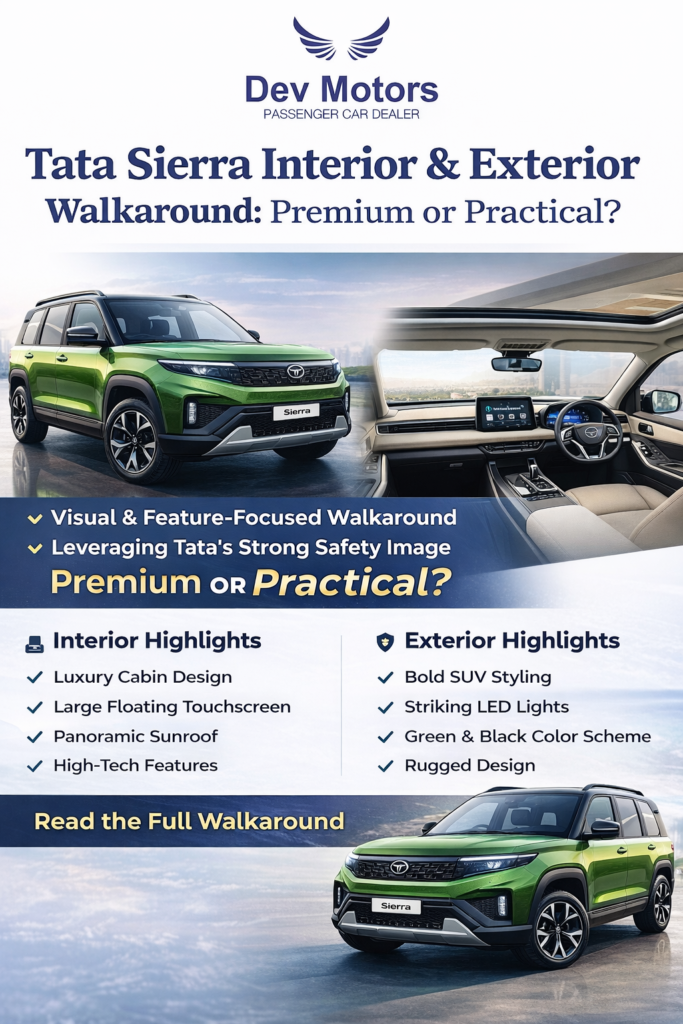 New Tata Sierra SUV – Premium or Practical