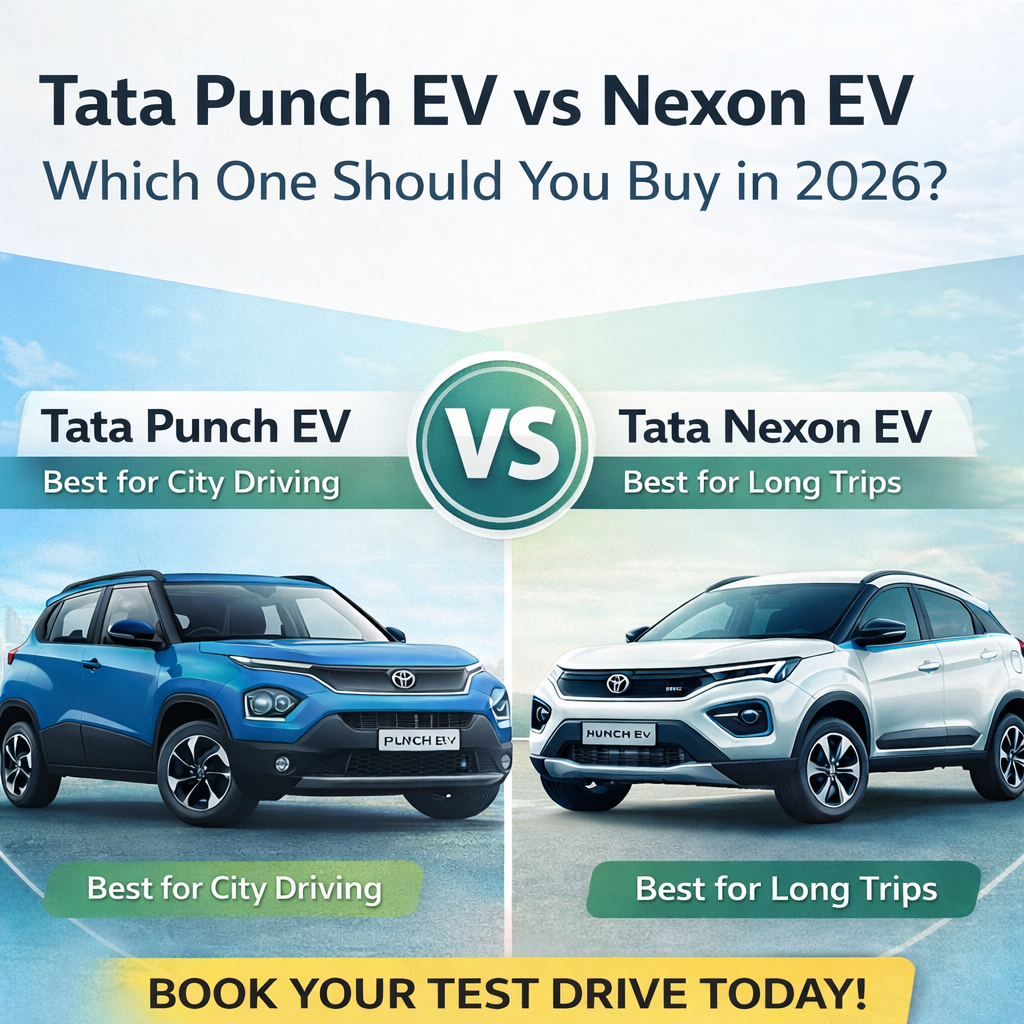 Tata Punch EV vs Nexon EV – Which One Should You Buy in 2026?