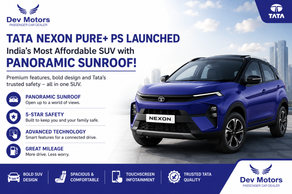 tata nexon test drive booking