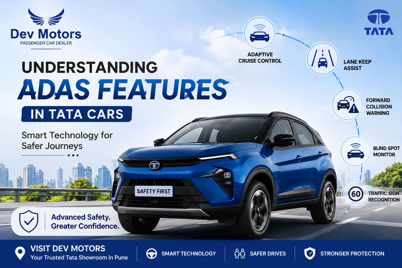 Understanding ADAS Features in Tata Cars: A Smart Safety Upgrade for Modern Drivers