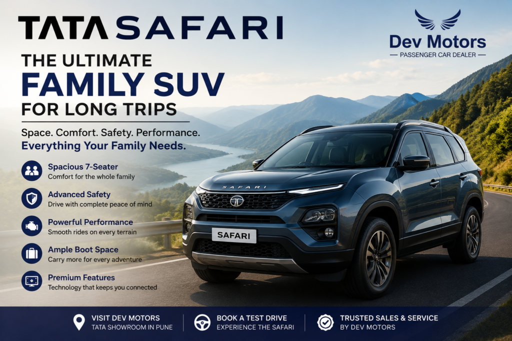 tata safari showroom in Pune