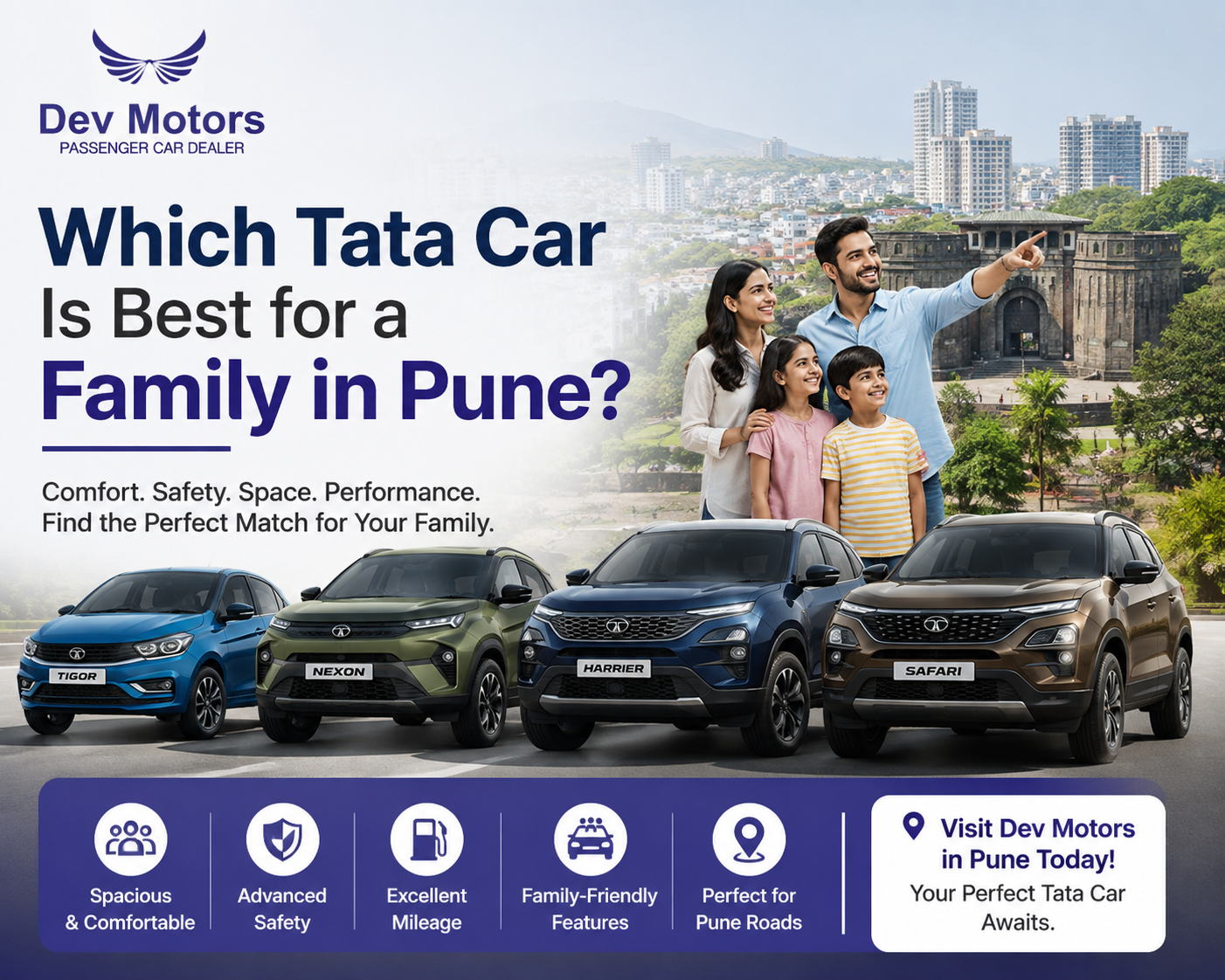 Which Tata Car Is Best for a Family in Pune?