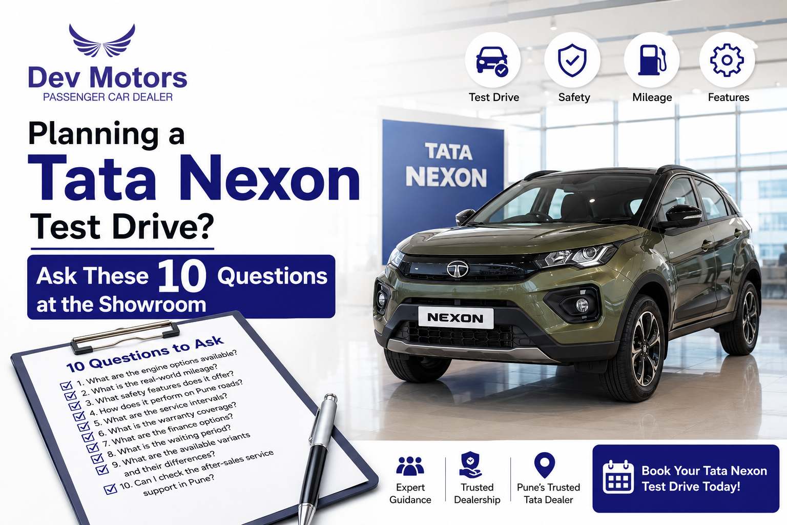 Planning a Tata Nexon Test Drive? Ask These 10 Questions at the Showroom