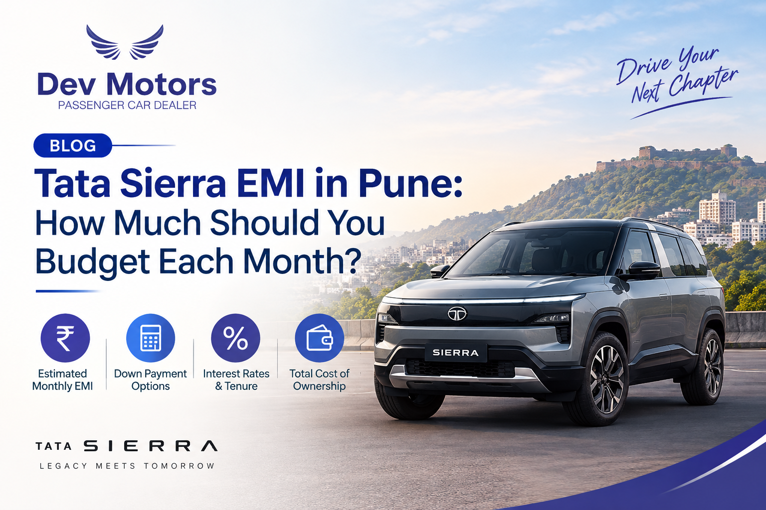 Tata Sierra EMI in Pune: How Much Should You Budget Each Month?